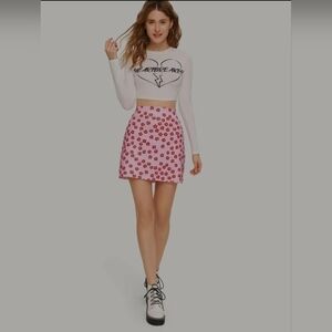 𝅺NWT CIDER Floral Mini Skirt L